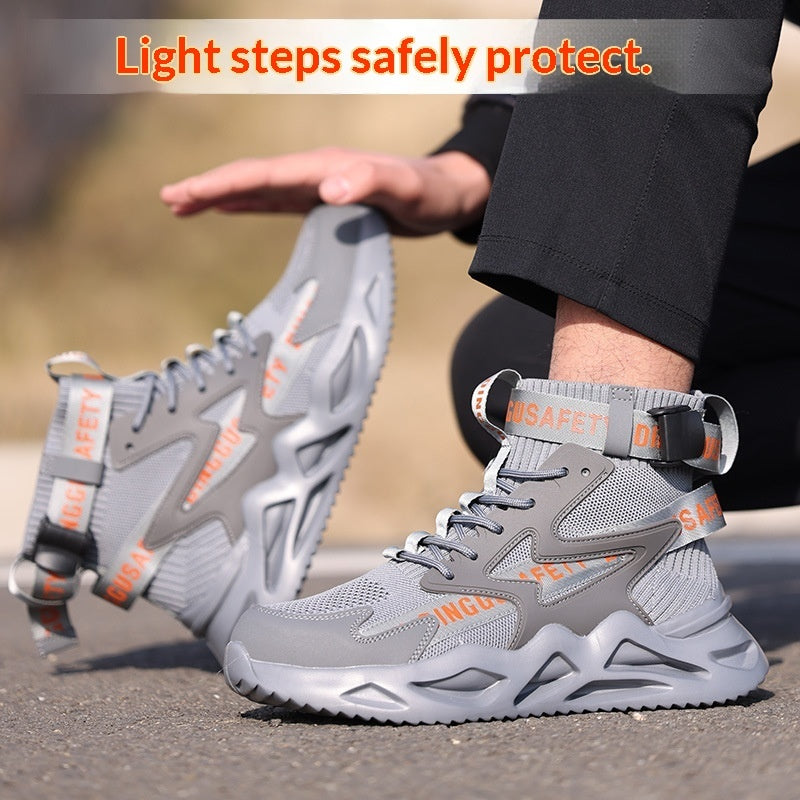 Men's Steel-Toe Anti-Puncture Work Boots