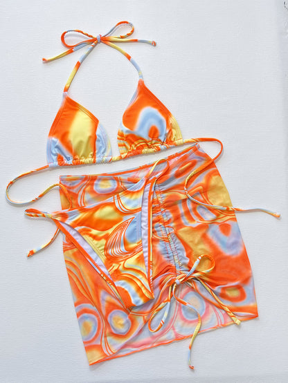 Women's Fission Swimsuit Bikini Three-piece Suit