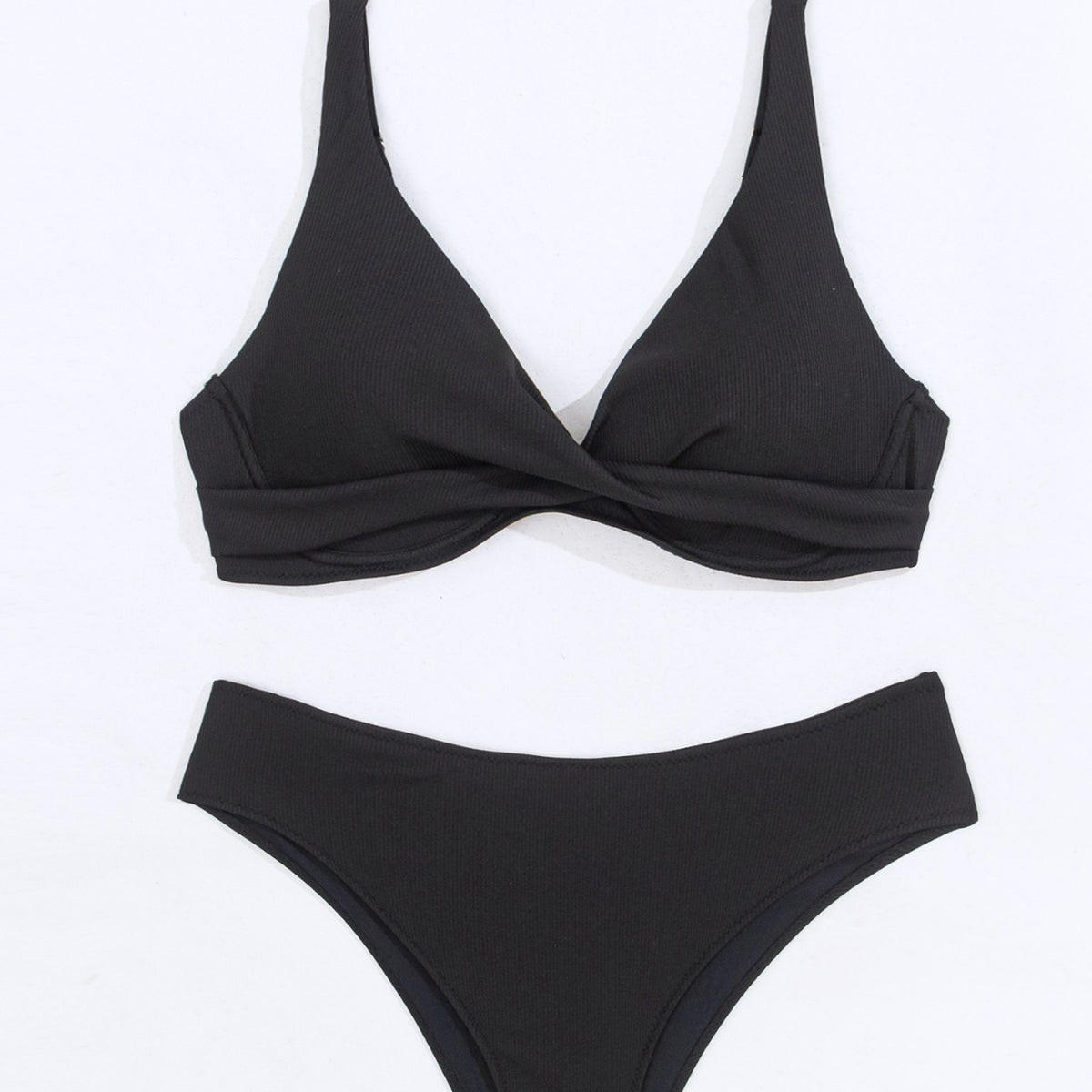 Women's Rib Fabric Fashion Two-piece Suit