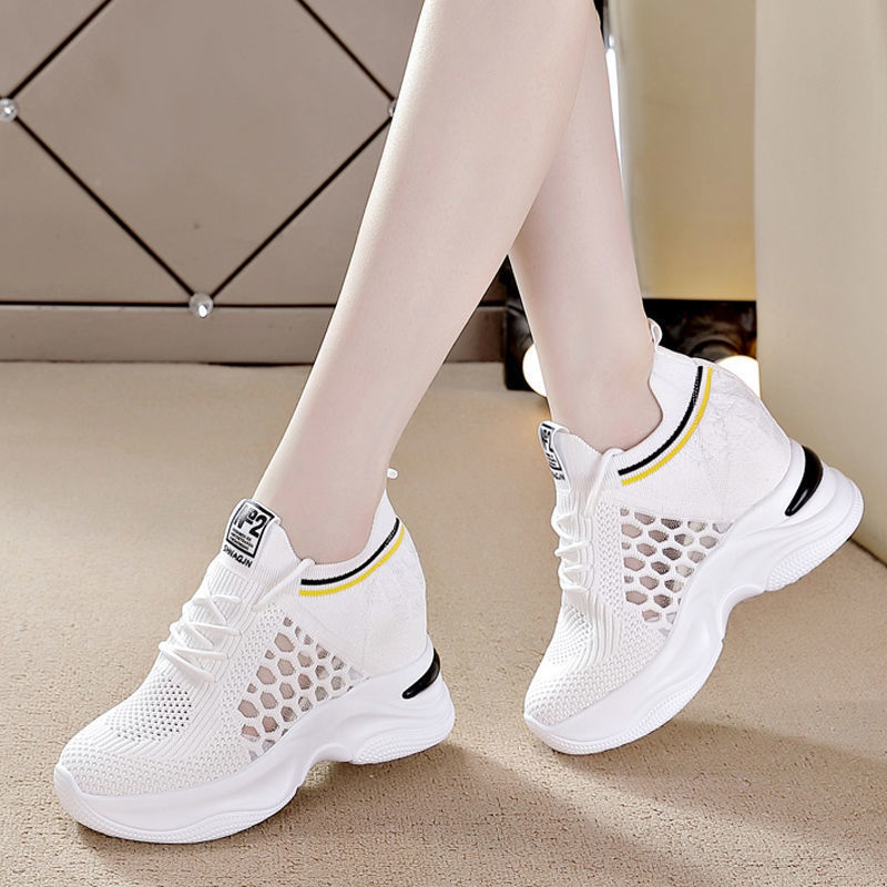 Women's Breathable Height-Increasing Platform Sneakers