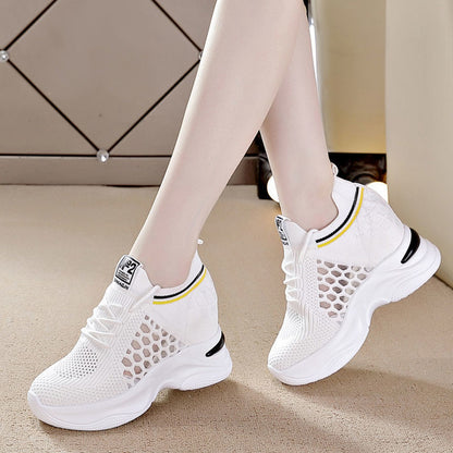 Women's Breathable Height-Increasing Platform Sneakers