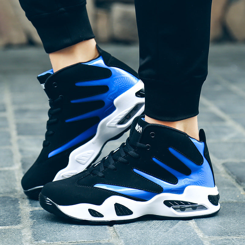 Men's Air Cushion High-Top Basketball Sneakers