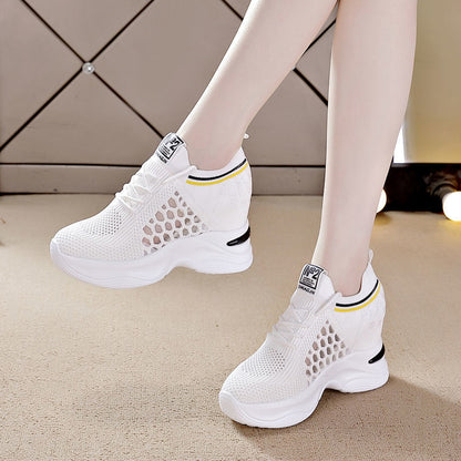 Women's Breathable Height-Increasing Platform Sneakers