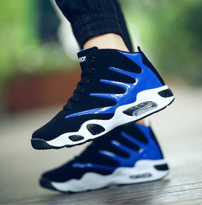 Men's Air Cushion High-Top Basketball Sneakers