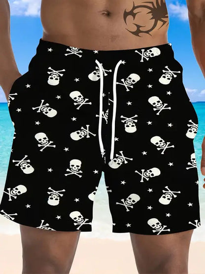 Men's Quick-drying Beach Casual Shorts Five-point Swimming Trunks
