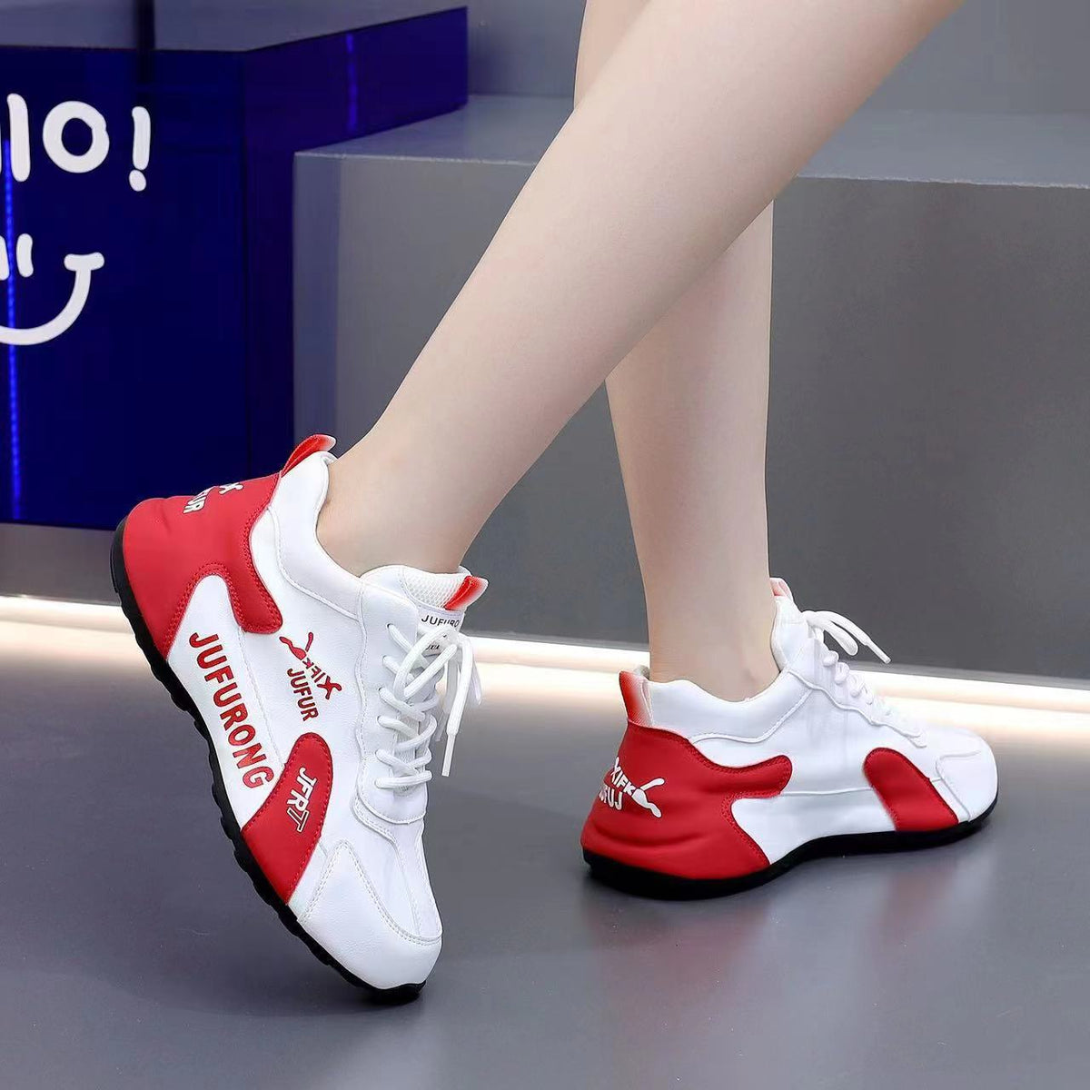 Couple's Casual PU Low-Top Sneakers