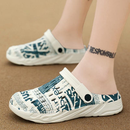 Summer New Beach Hole Shoes For Men And Women Baotou Sandals
