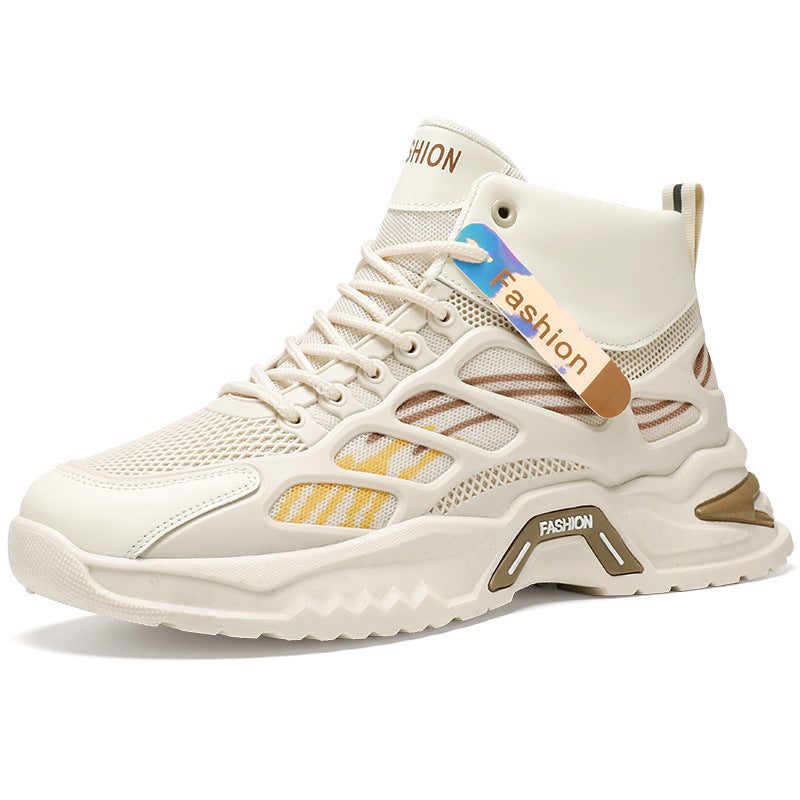 Men's Breathable High-Top Mesh Sneakers
