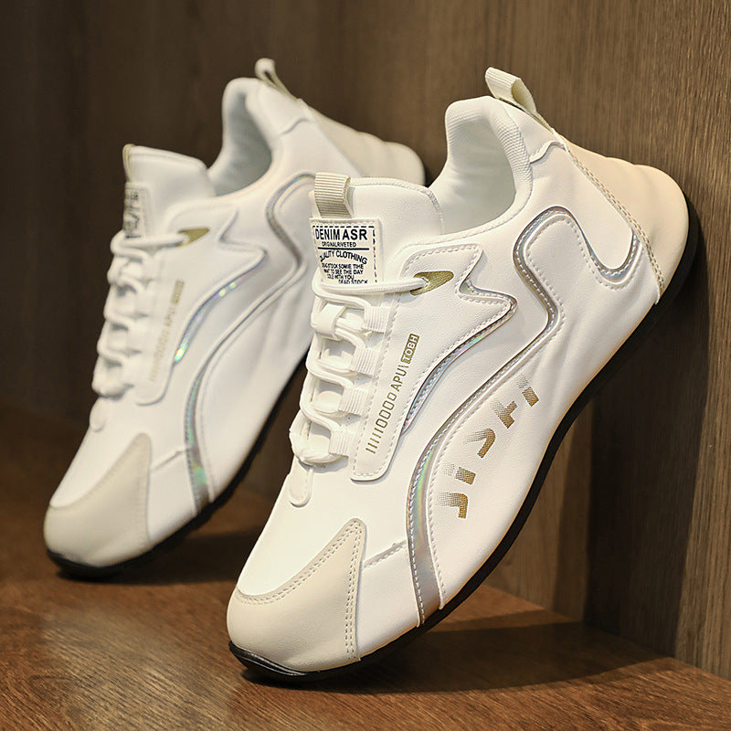 Colorblock Lace-Up Dad Sneakers