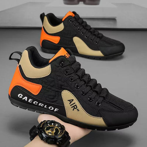 Autumn New Leather Upper Breathable Casual Sneakers