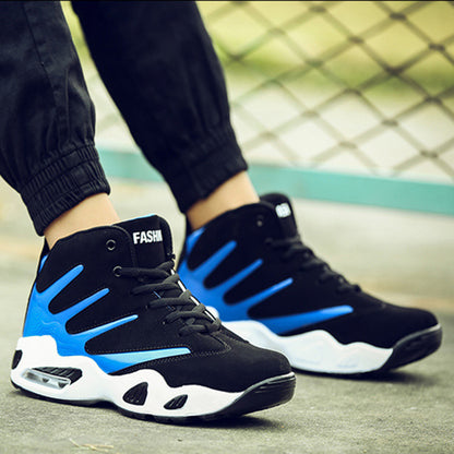 Men's Air Cushion High-Top Basketball Sneakers