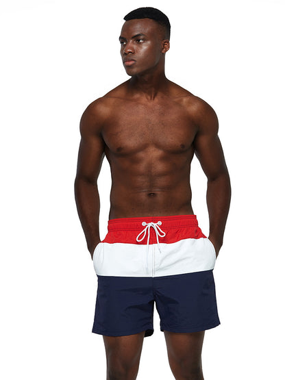 Beach Shorts Men's Five-point Swimming Trunks