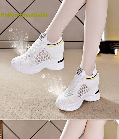 Women's Breathable Height-Increasing Platform Sneakers