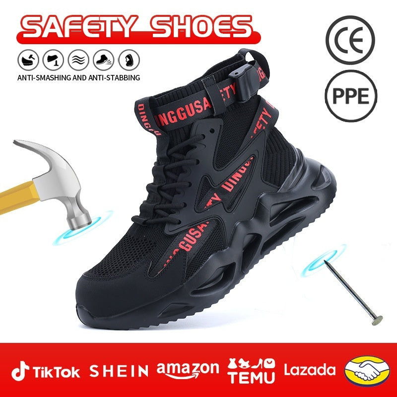 Men's Steel-Toe Anti-Puncture Work Boots