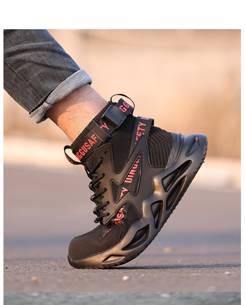Men's Steel-Toe Anti-Puncture Work Boots