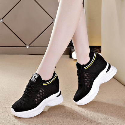 Women's Breathable Height-Increasing Platform Sneakers