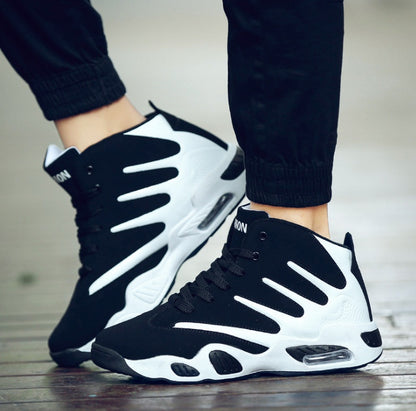 Men's Air Cushion High-Top Basketball Sneakers