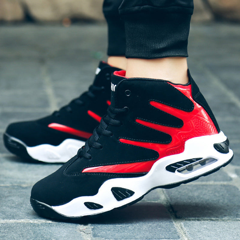 Men's Air Cushion High-Top Basketball Sneakers
