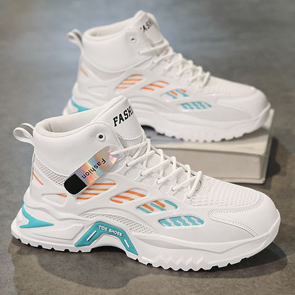 Men's Breathable High-Top Mesh Sneakers
