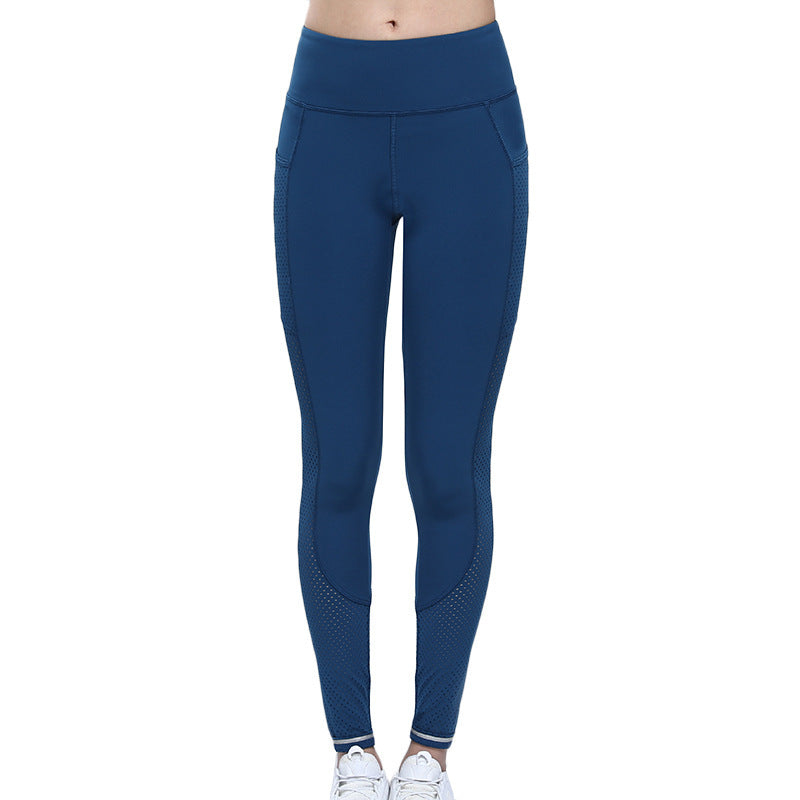 Seamless Tummy-Control Nude-Feel Running Yoga Fitness Pants