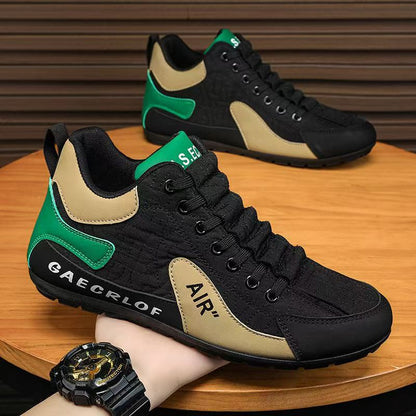 Autumn New Leather Upper Breathable Casual Sneakers