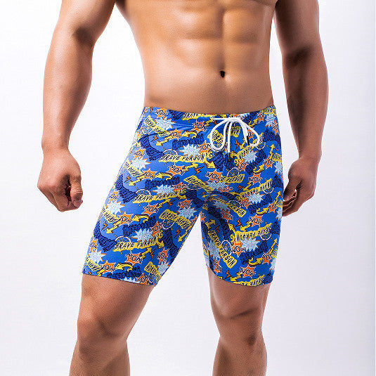 Men's Printed Sports Swimming Shorts
