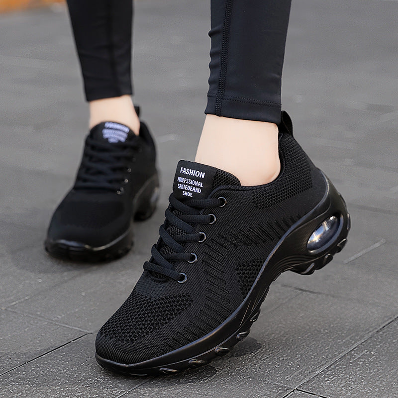 Women's Mesh Lace-Up Low-Top Sneakers