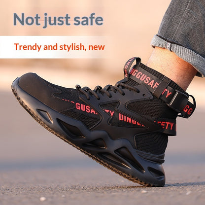 Men's Steel-Toe Anti-Puncture Work Boots