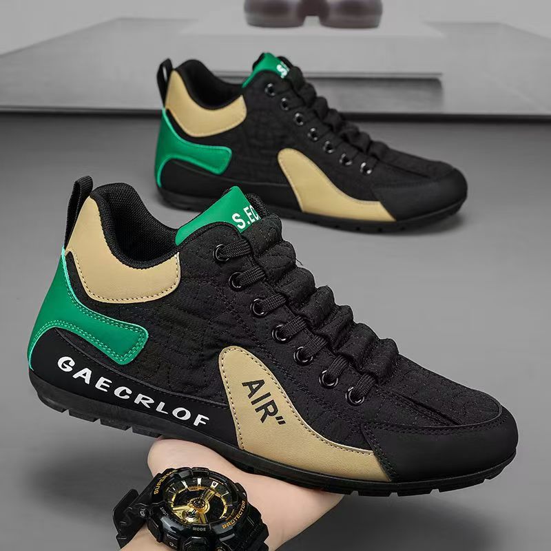 Autumn New Leather Upper Breathable Casual Sneakers