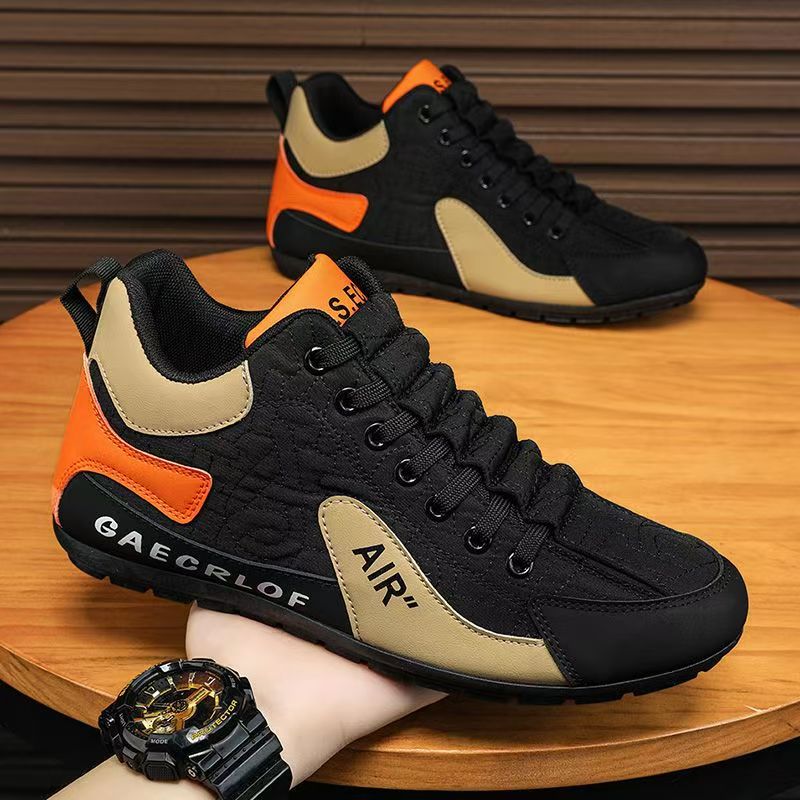 Autumn New Leather Upper Breathable Casual Sneakers