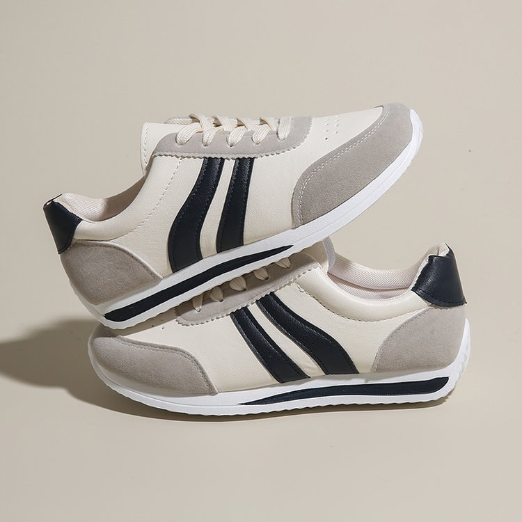 Lace-Up Soft-Sole Running Sneakers