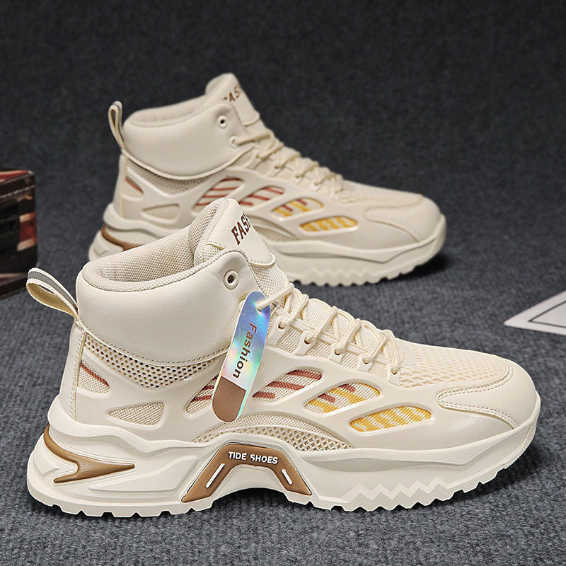 Men's Breathable High-Top Mesh Sneakers
