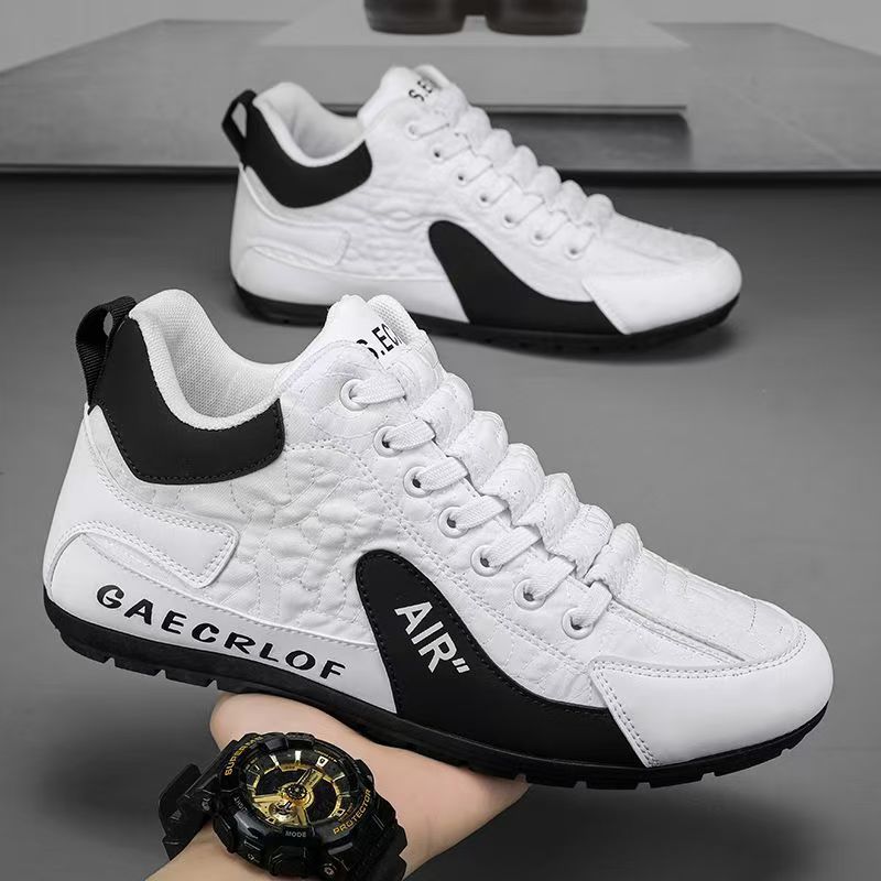 Autumn New Leather Upper Breathable Casual Sneakers