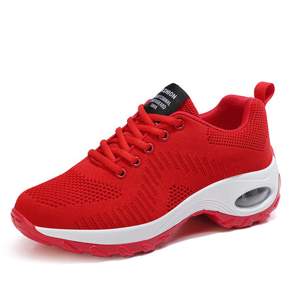 Women's Mesh Lace-Up Low-Top Sneakers