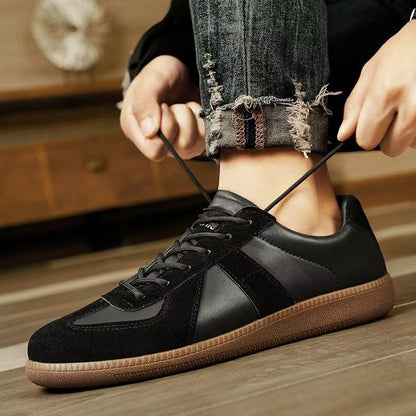 Men's Sporty Low-Top German-Style Sneakers