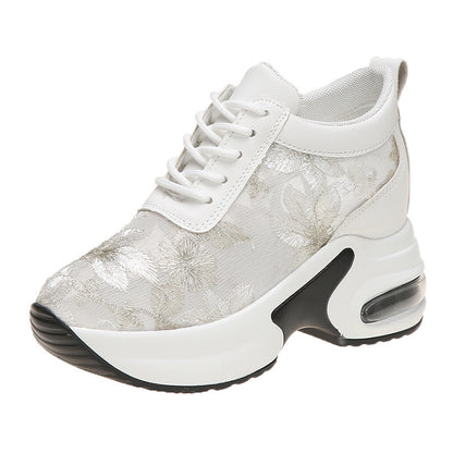 Women's Mesh Lace-Up Sport Casual Sneakers