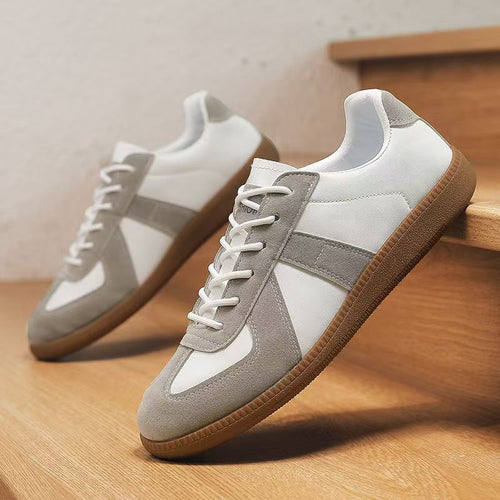 Men's Sporty Low-Top German-Style Sneakers