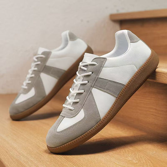 Men's Sporty Low-Top German-Style Sneakers