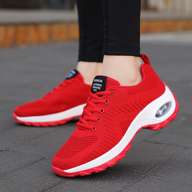 Women's Mesh Lace-Up Low-Top Sneakers